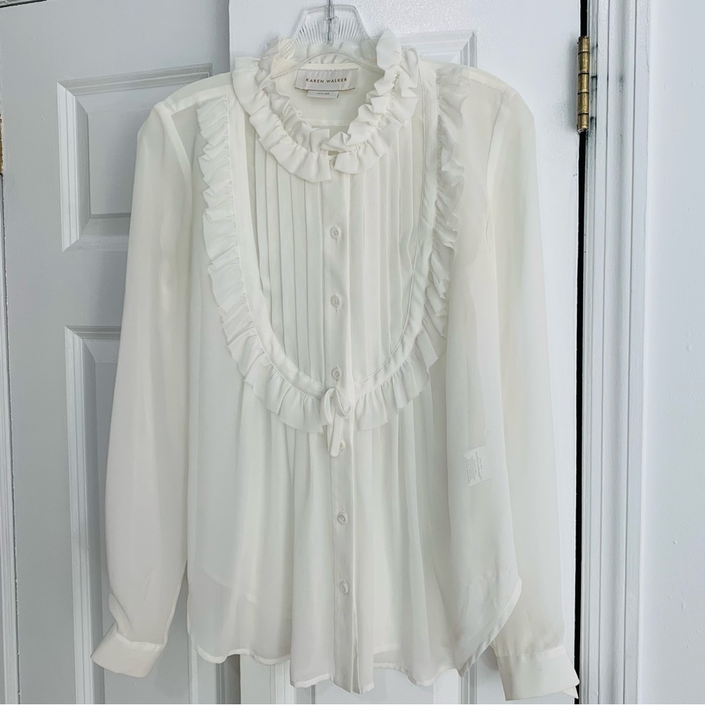 Karen Walker sheer blouse